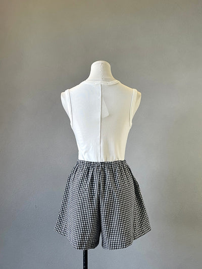 Gingham Short