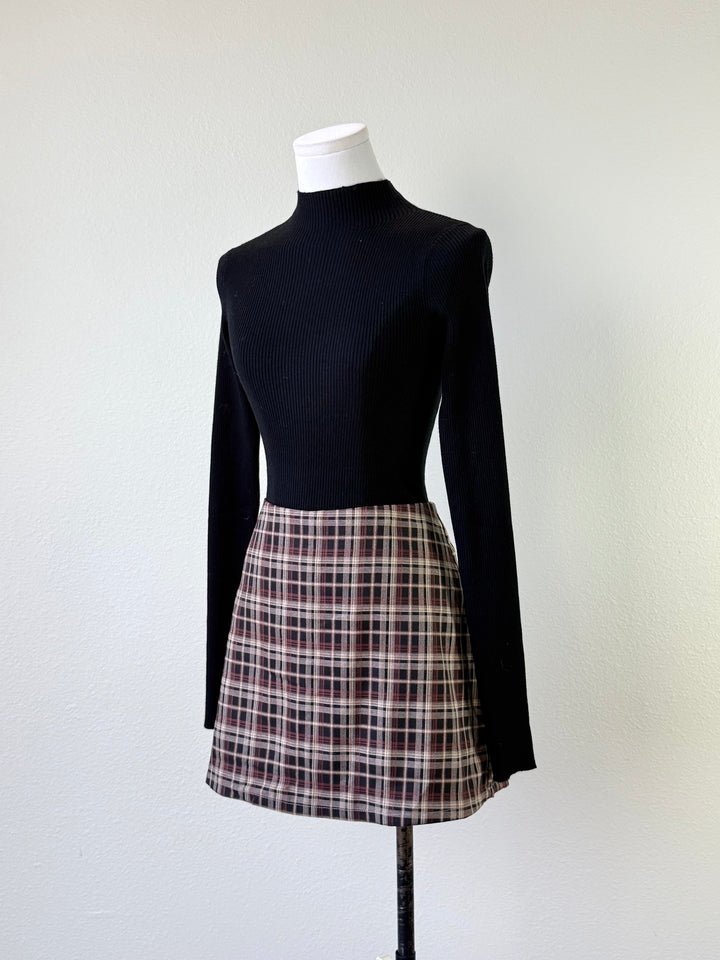 Harvest Plaid Skort
