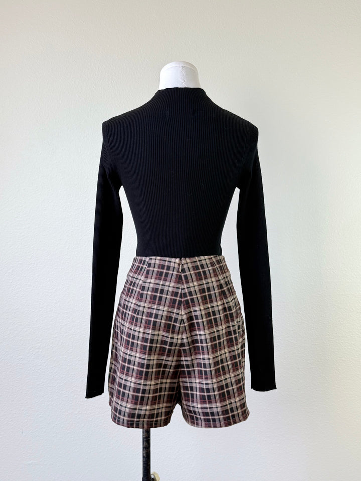 Harvest Plaid Skort