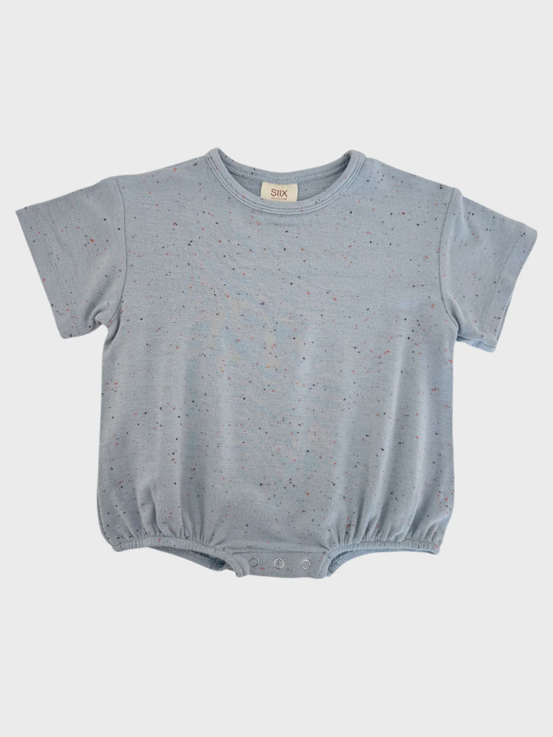 Glacier Speckle Tshirt Romper