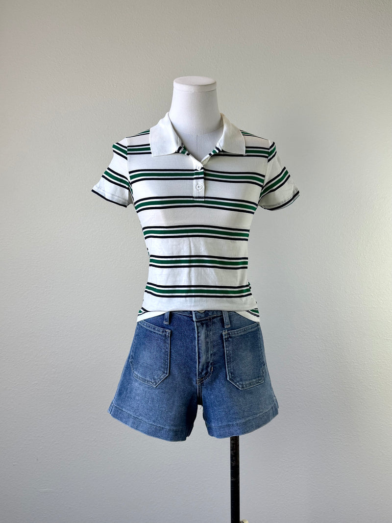 Laura Stripe Polo