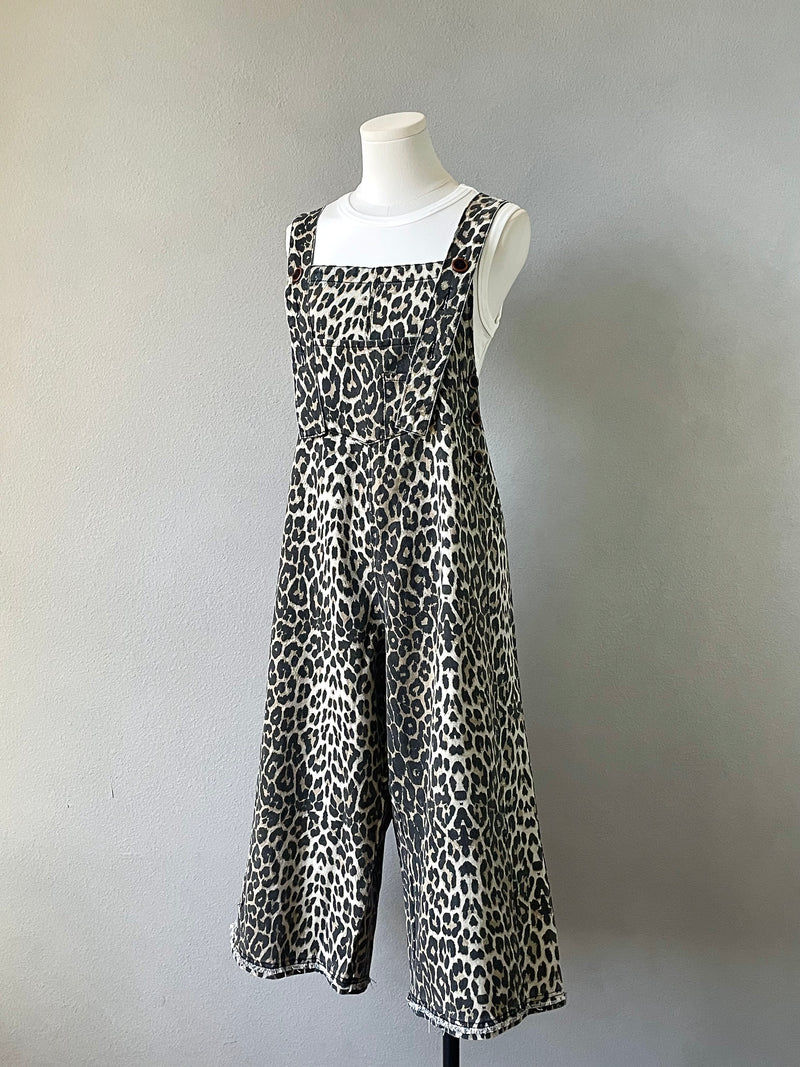 Leopard Oversized Overalls