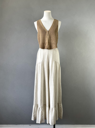 Linen Wide Leg Pant