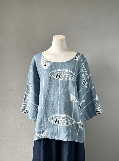 Linen Fish Top