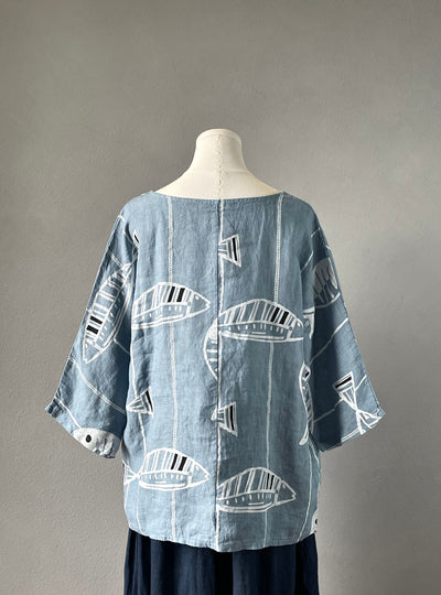 Linen Fish Top