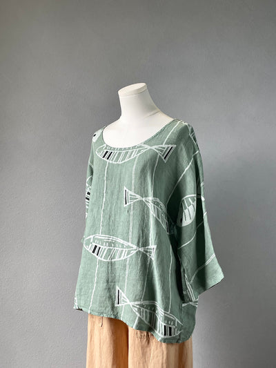 Linen Fish Top