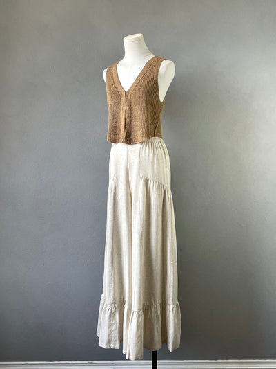 Linen Wide Leg Pant