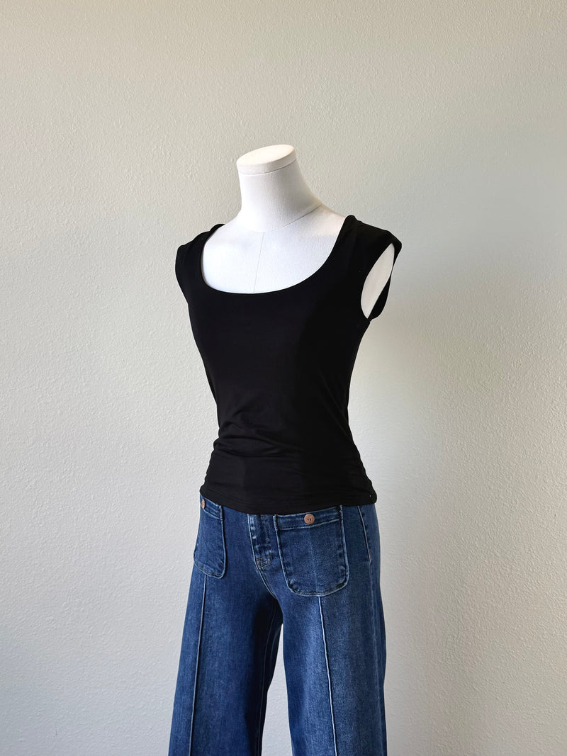 Maeve Cap Sleeve Top