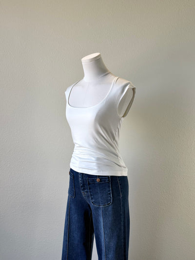 Maeve Cap Sleeve Top