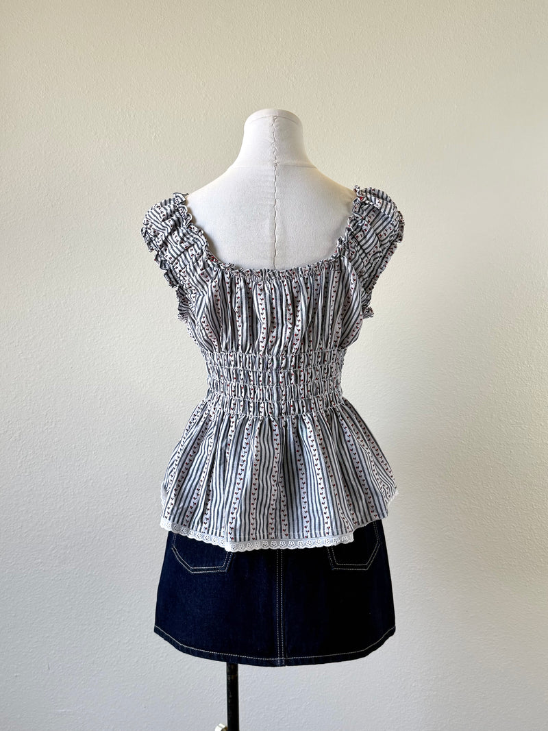 Marilyn Peplum Top