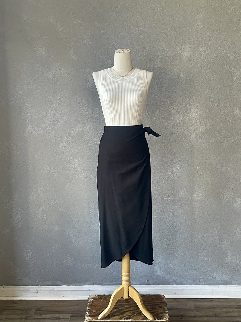 Midi Wrap Skirt