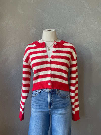 Miley Stripe Cardigan