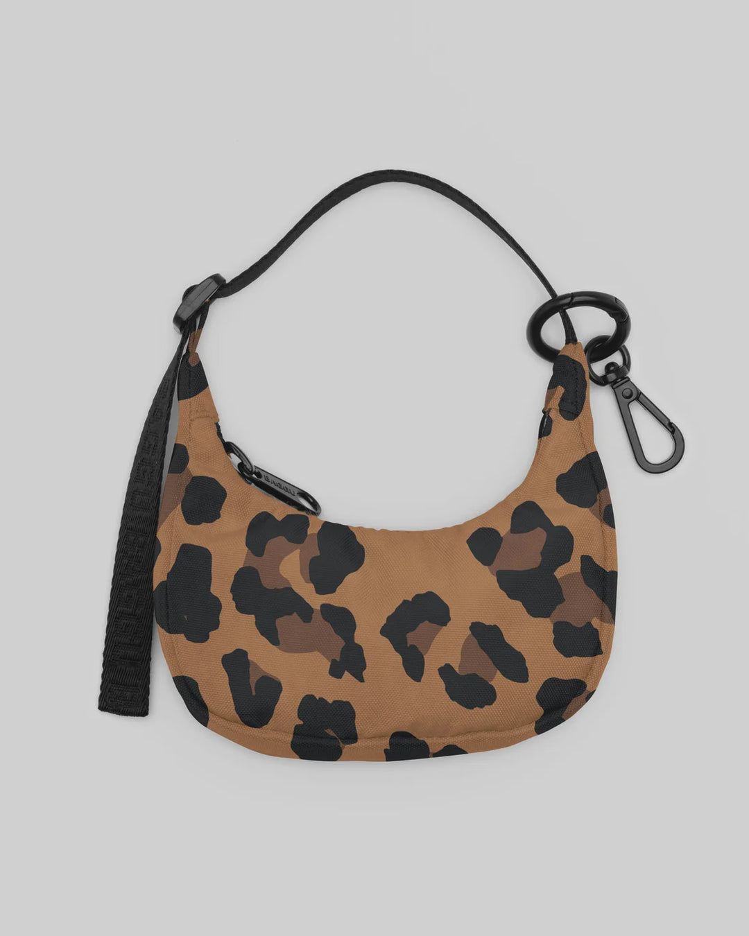 Leopard Crescent Charm