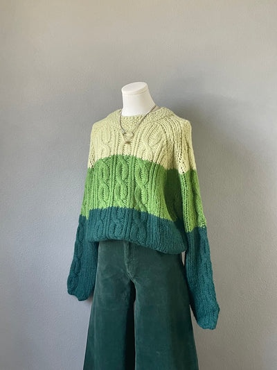 Mint Colorblock Sweater