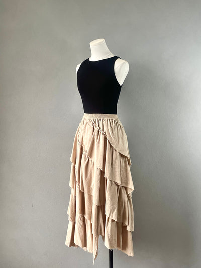 Nia Tiered Maxi Skirt