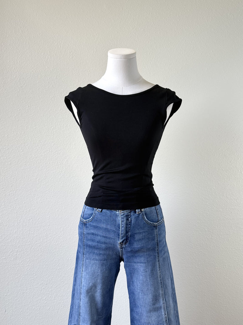 Open Back Ballerina Top