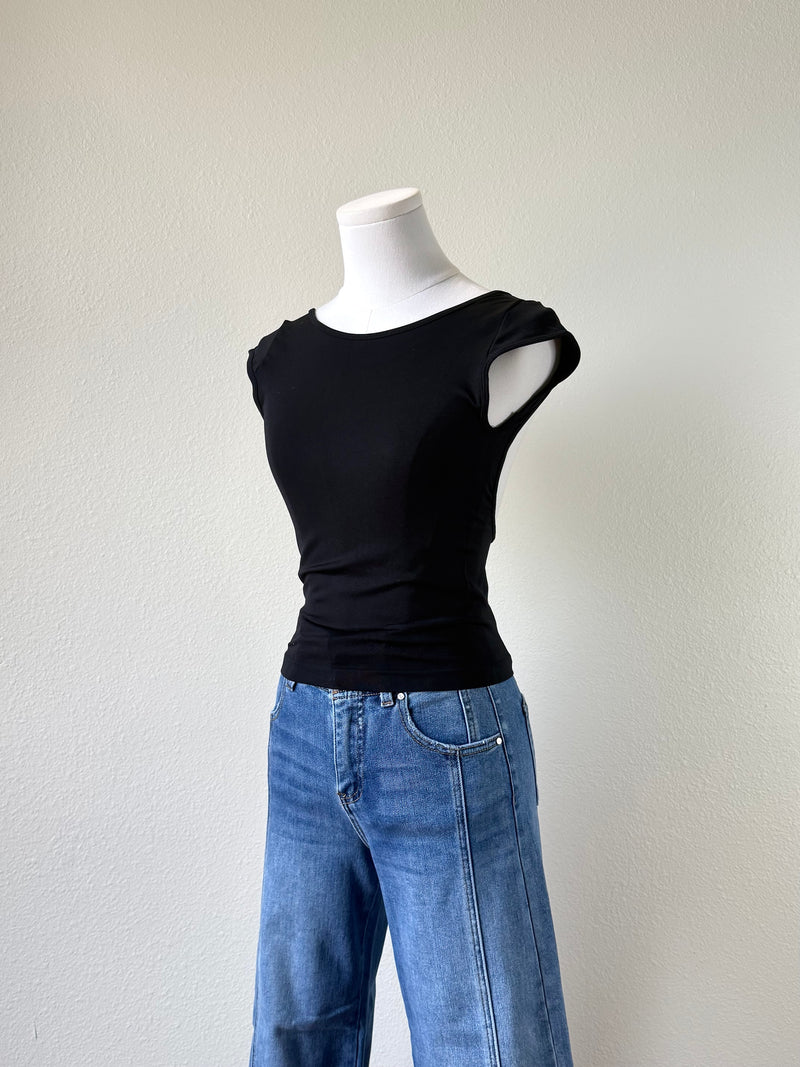 Open Back Ballerina Top