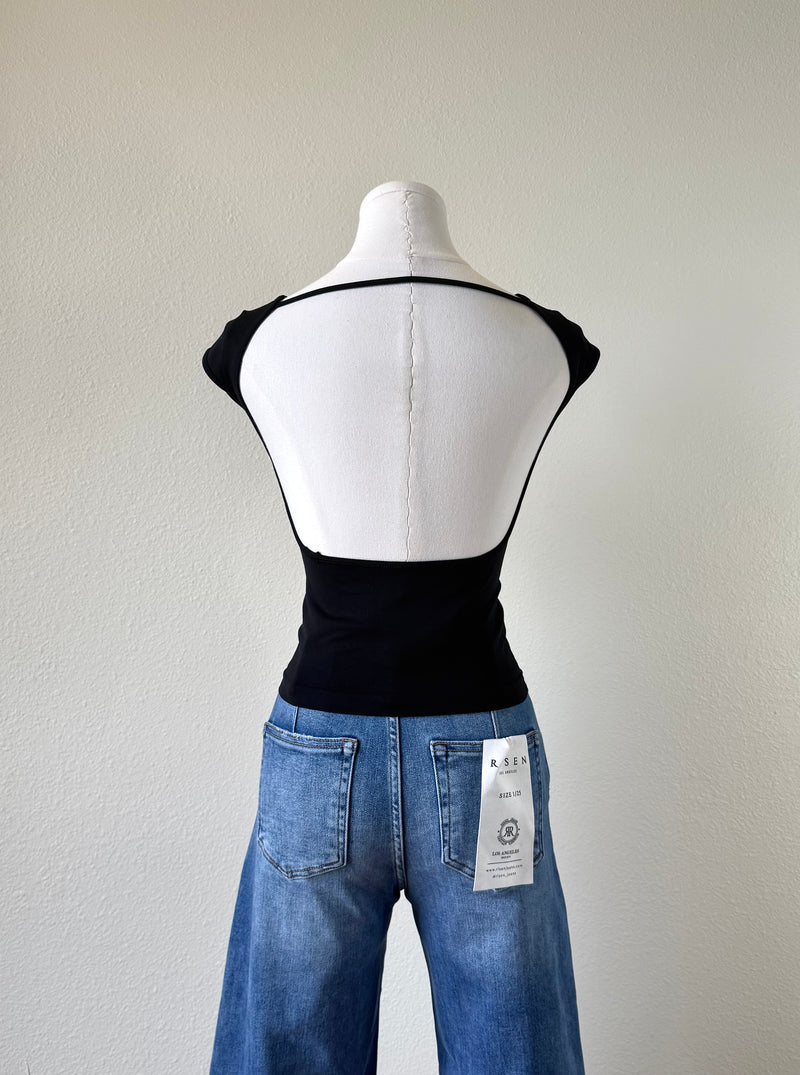 Open Back Ballerina Top