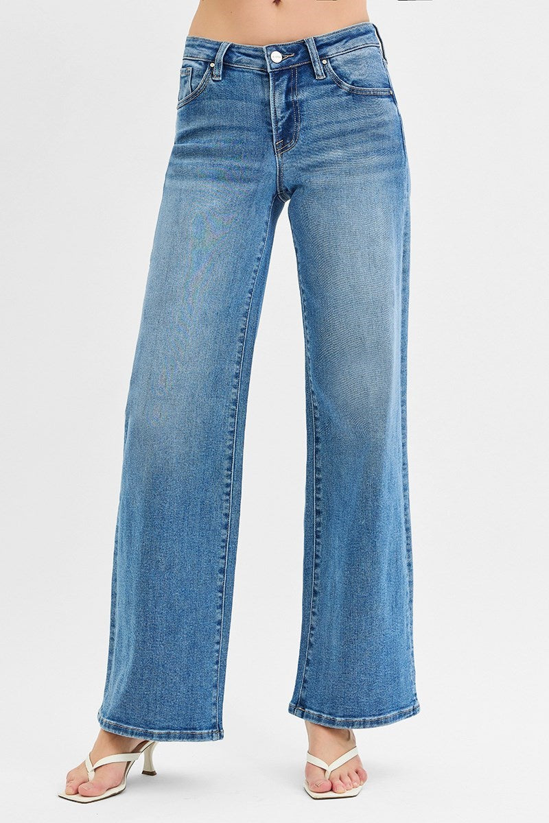 Noemi Low Rise Wide Leg