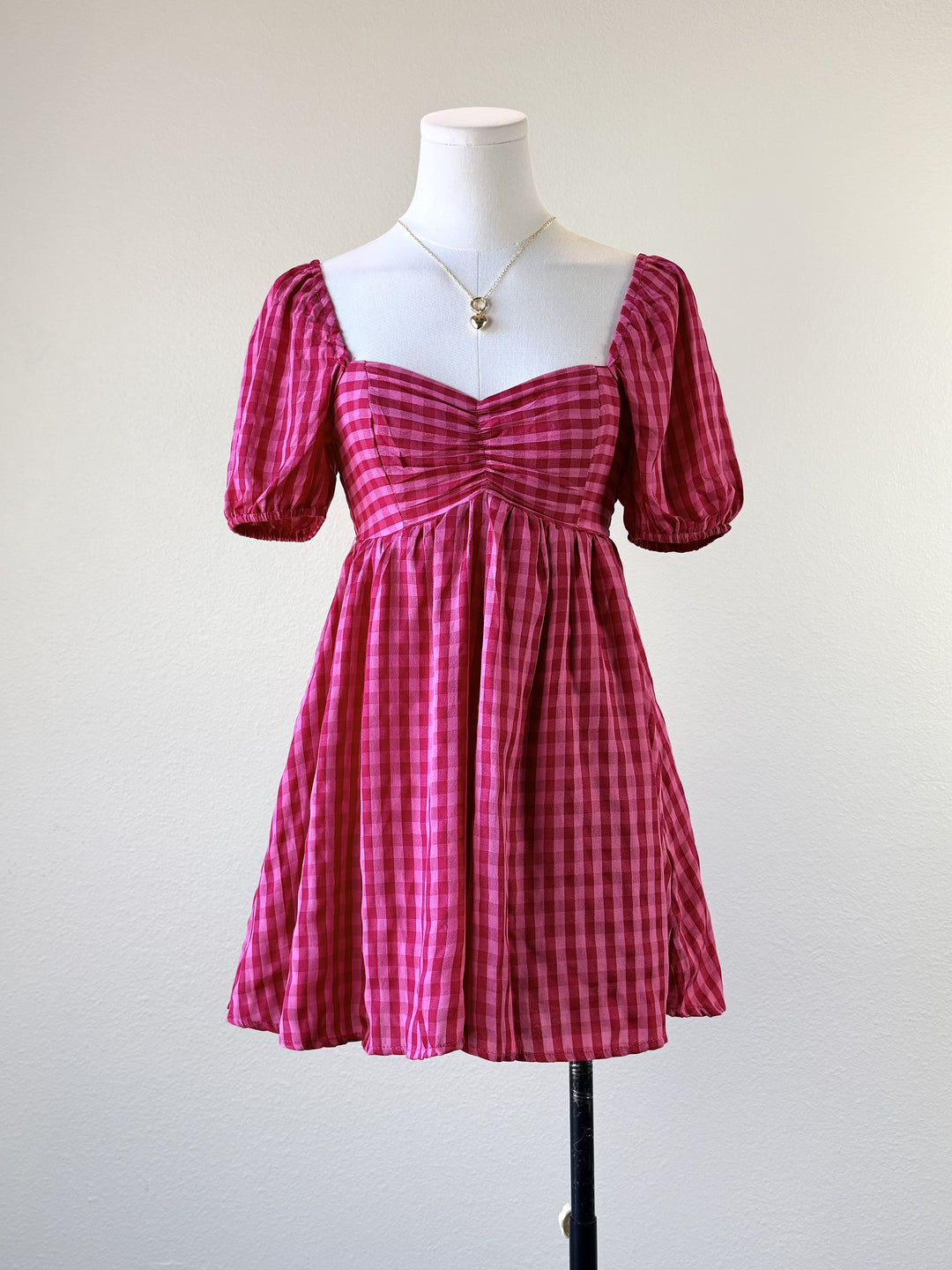 Phoebe Gingham Romper