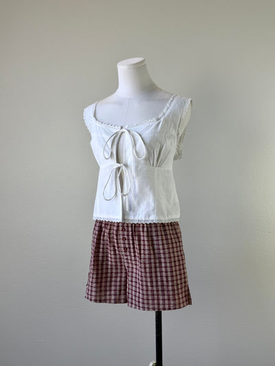 Plaid Lounge Shorts