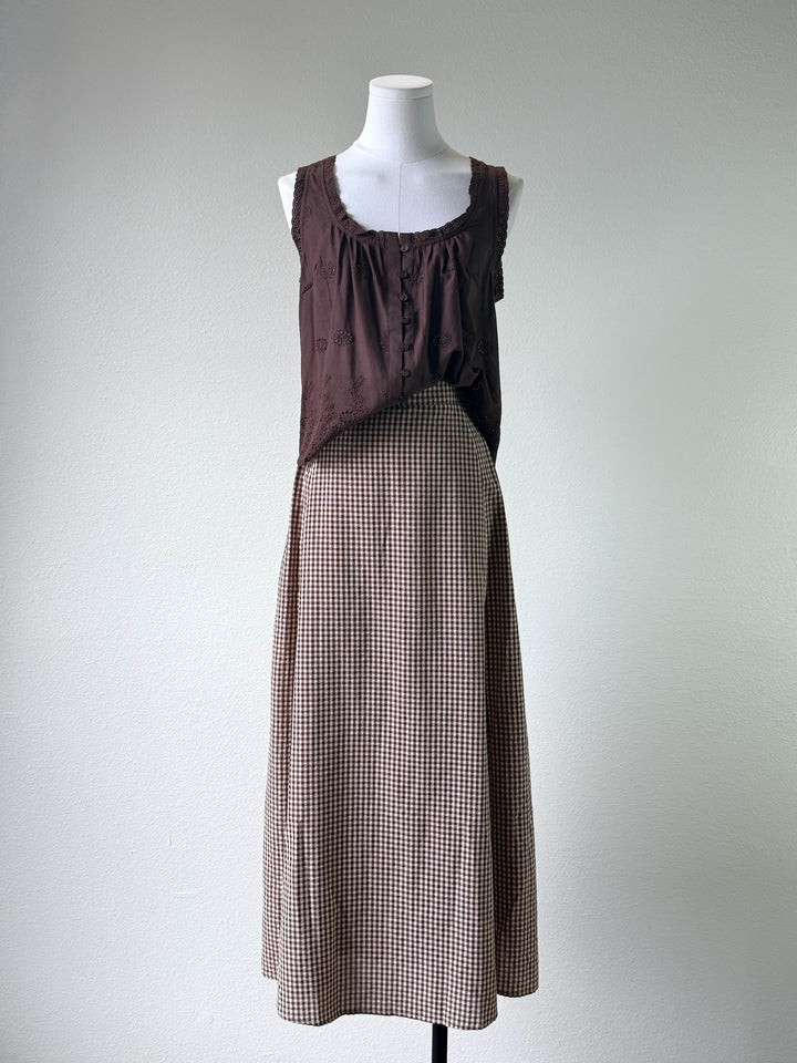 Poli Gingham Skirt