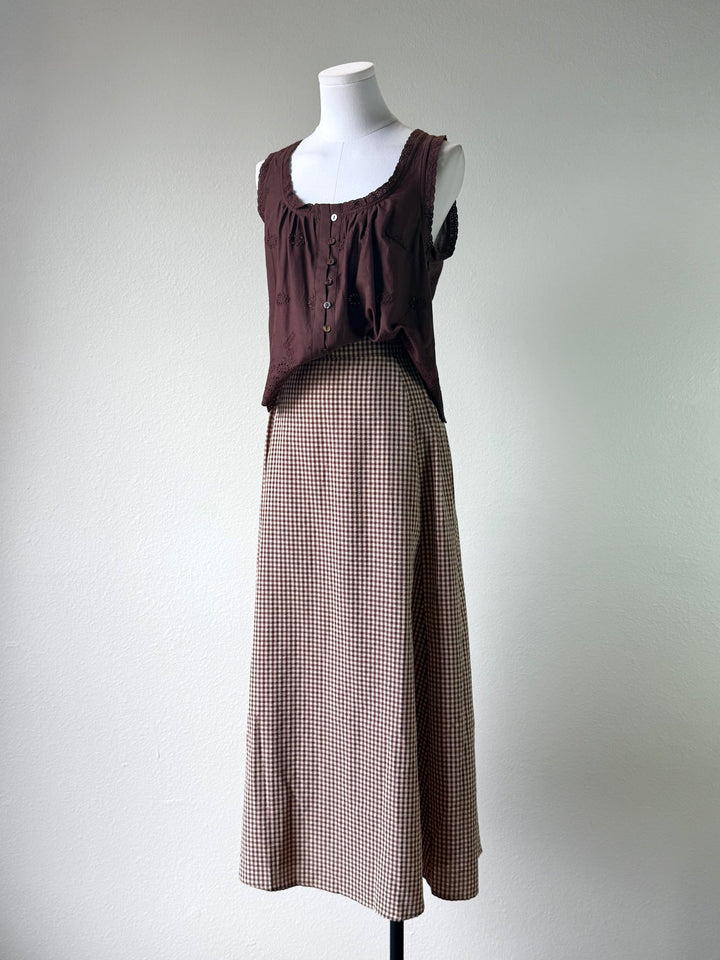 Poli Gingham Skirt