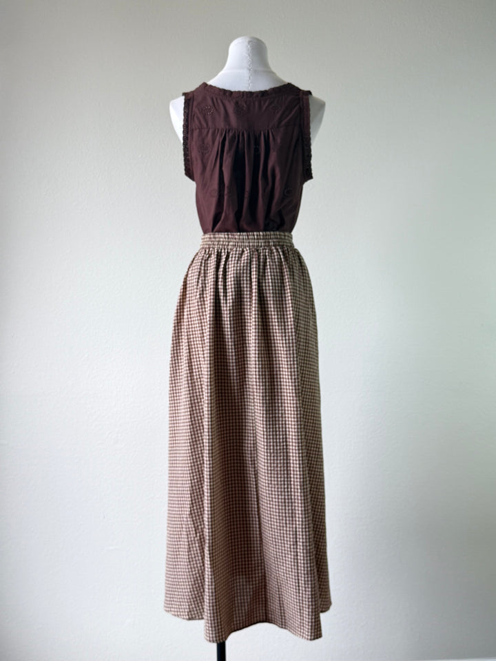 Poli Gingham Skirt