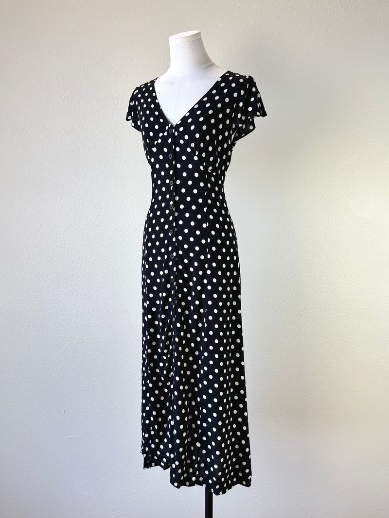 Polka Dot Midi Dress