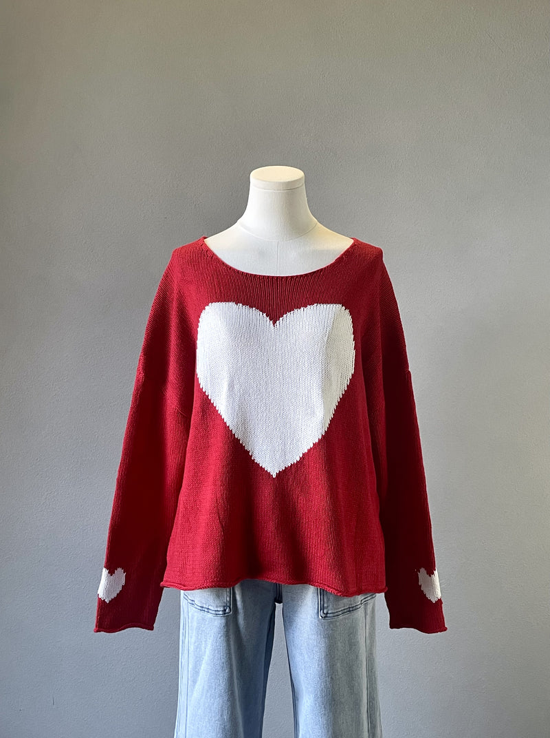 Red Heart Sweater