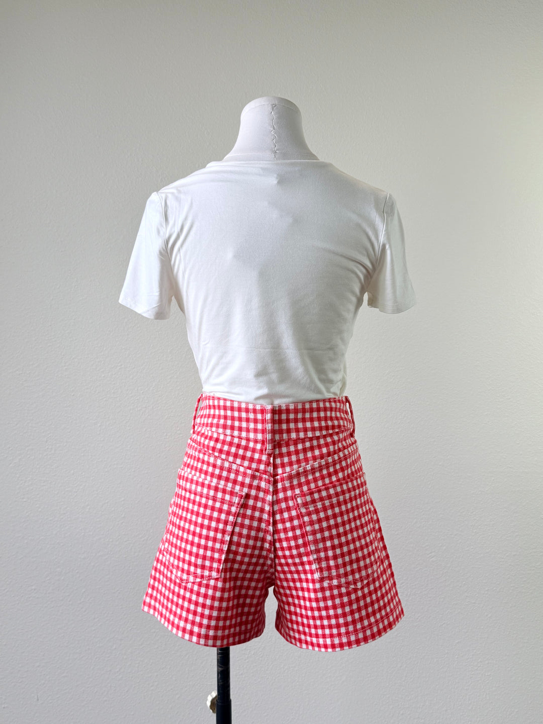 Red Gingham Short