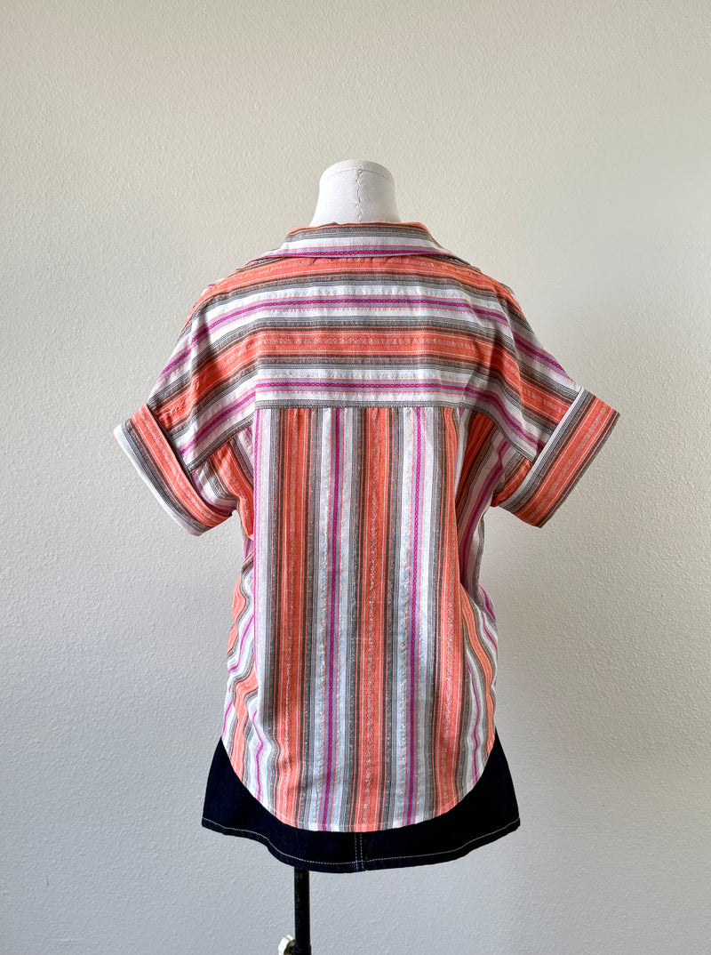 Remi Stripe Button Up