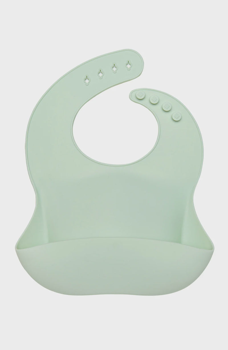 Mint Silicone Bib