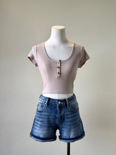 Scoop Henley Tee