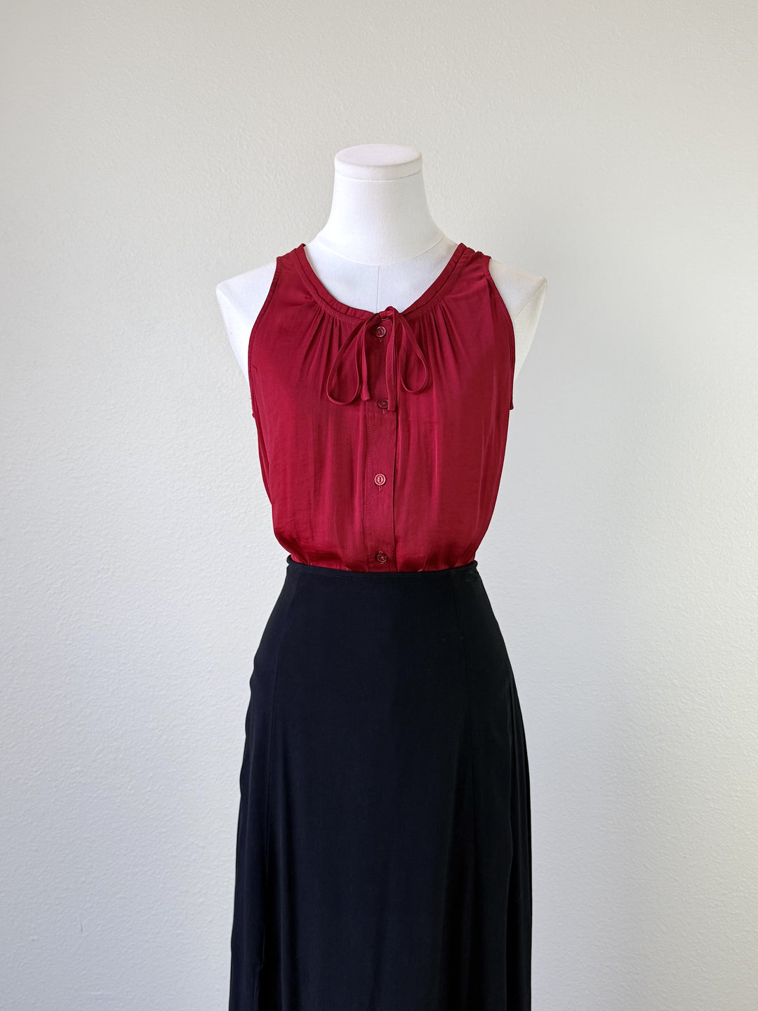 Sepia Button Tank