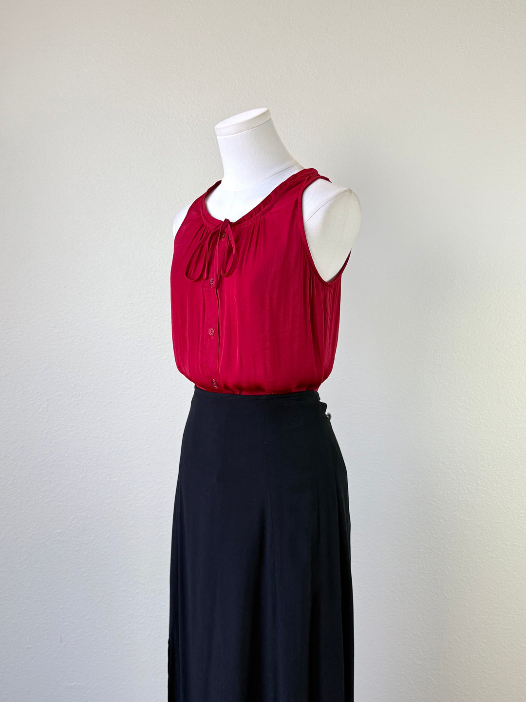 Sepia Button Tank