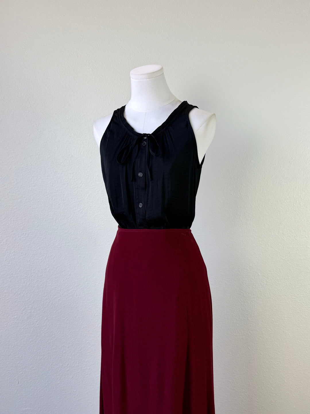 Sepia Button Tank