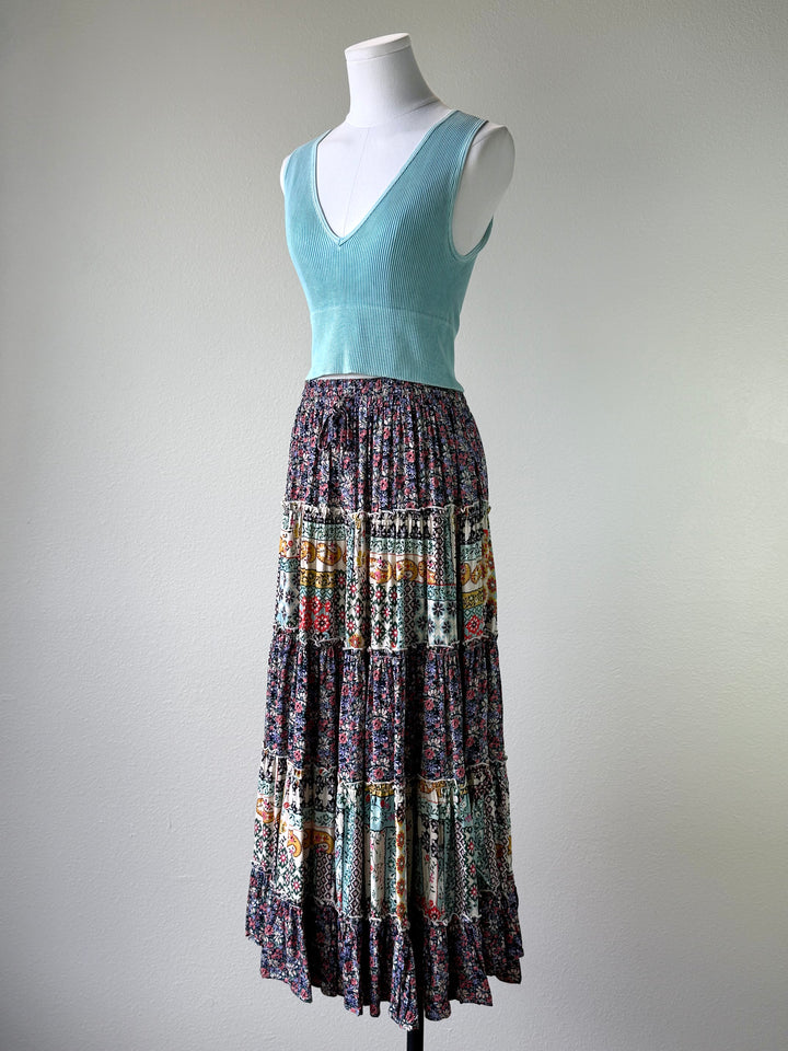 Simi Tiered Maxi Skirt