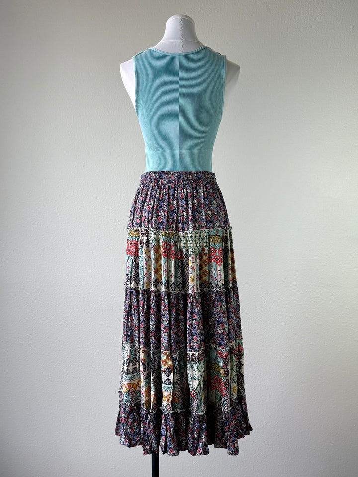Simi Tiered Maxi Skirt