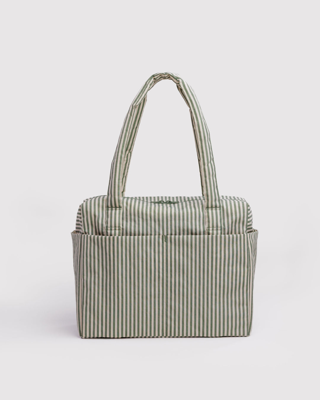 Sage Stripe Small Cloud Carry On