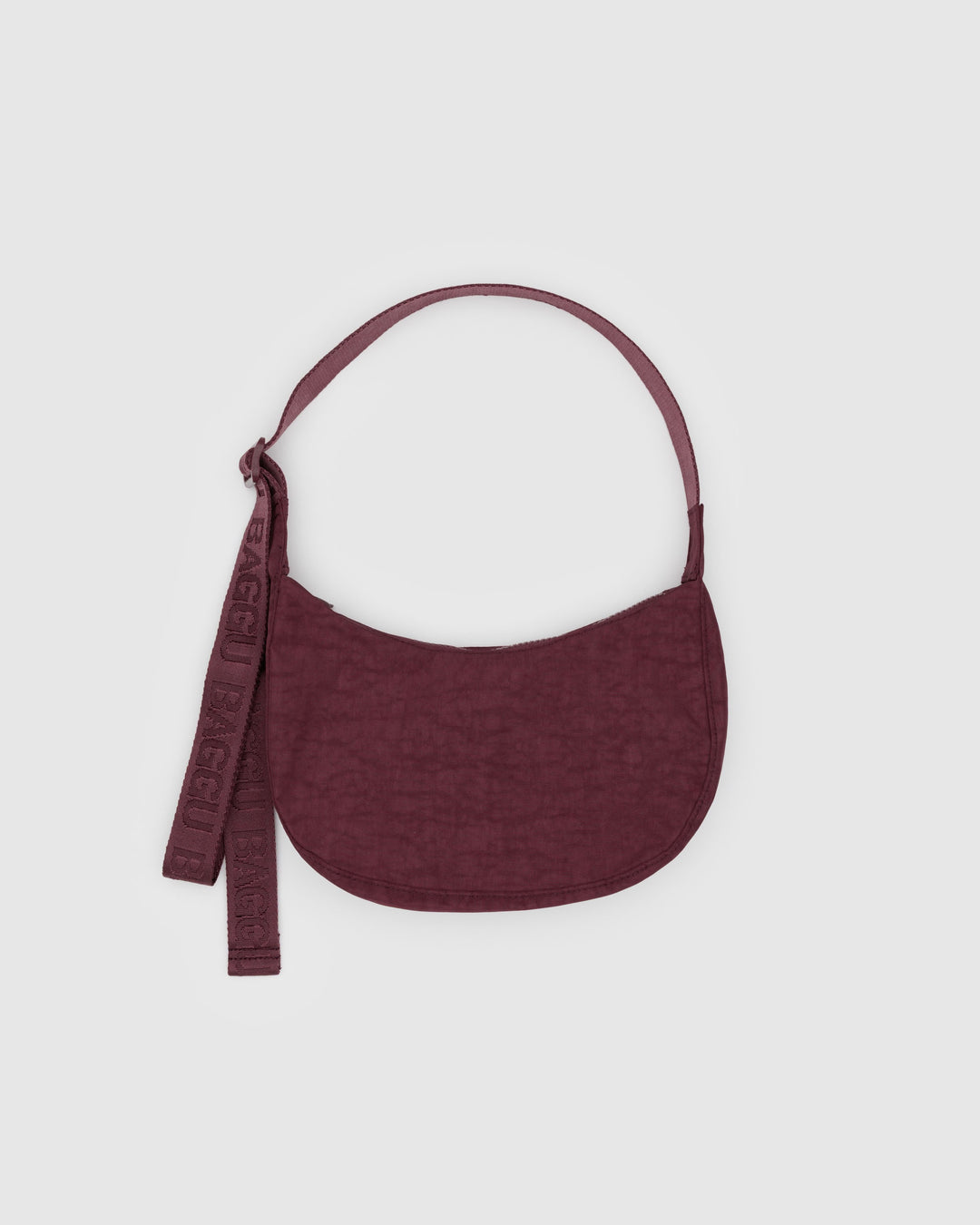 Mahogany Small Crescent Bag
