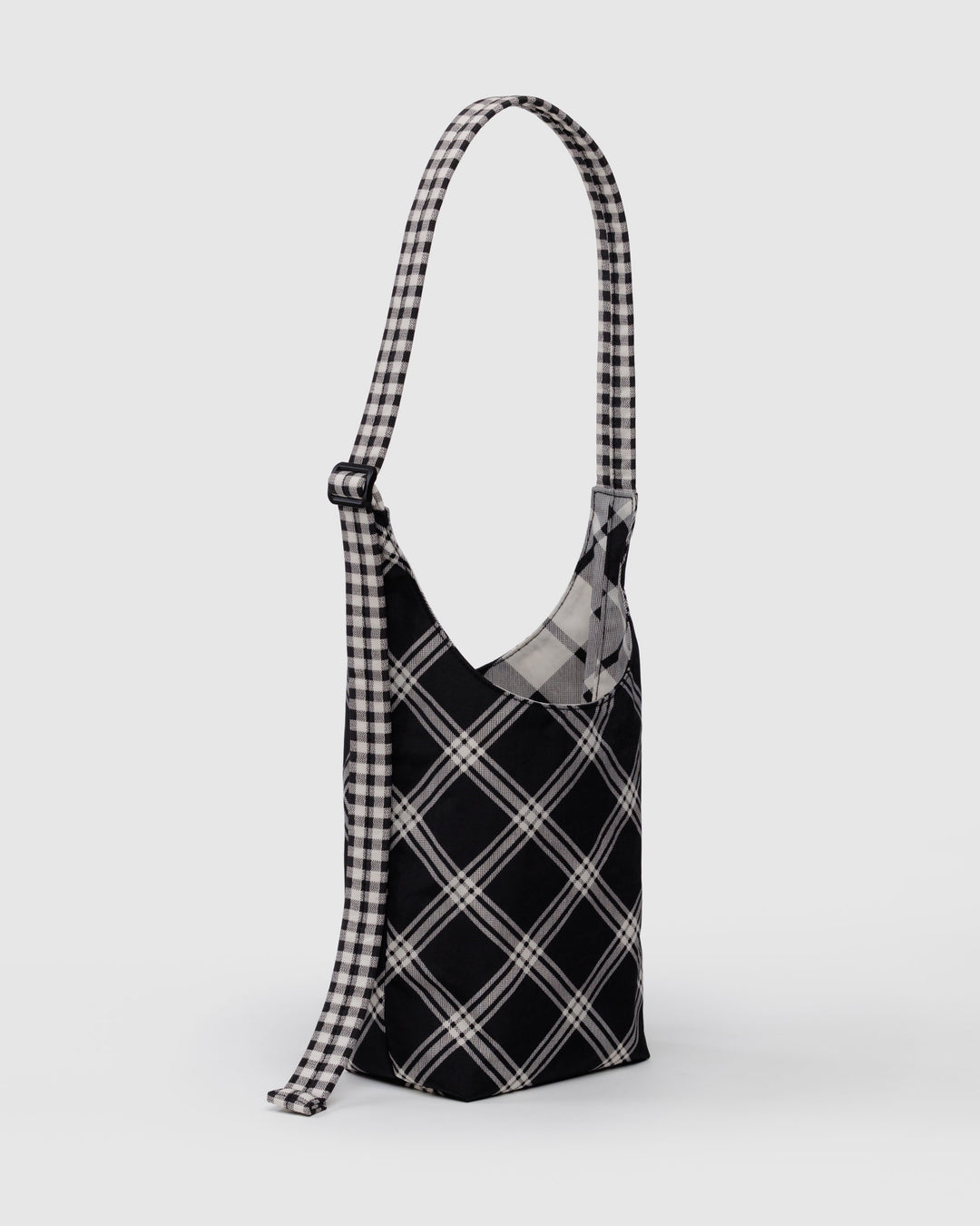 Mixed Plaid Small Sling Bag