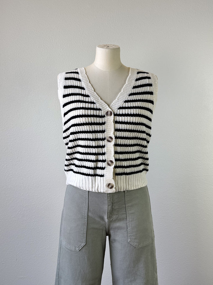Striped Sweater Vest