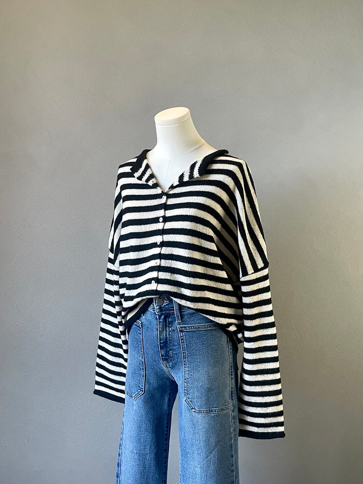 Striped Avalon Cardigan