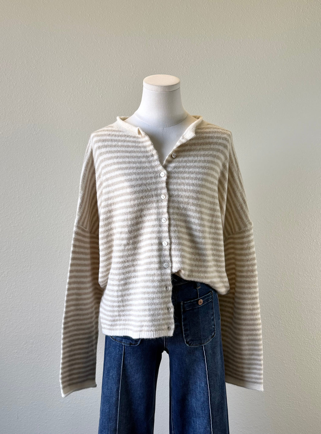 Striped Avalon Cardigan