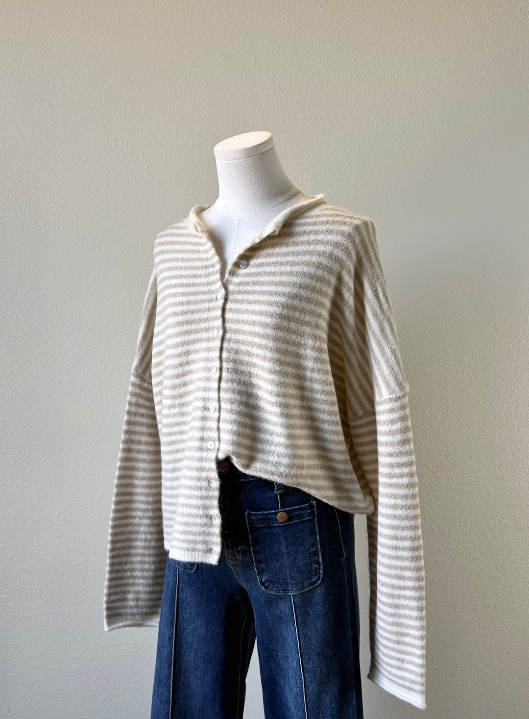 Striped Avalon Cardigan