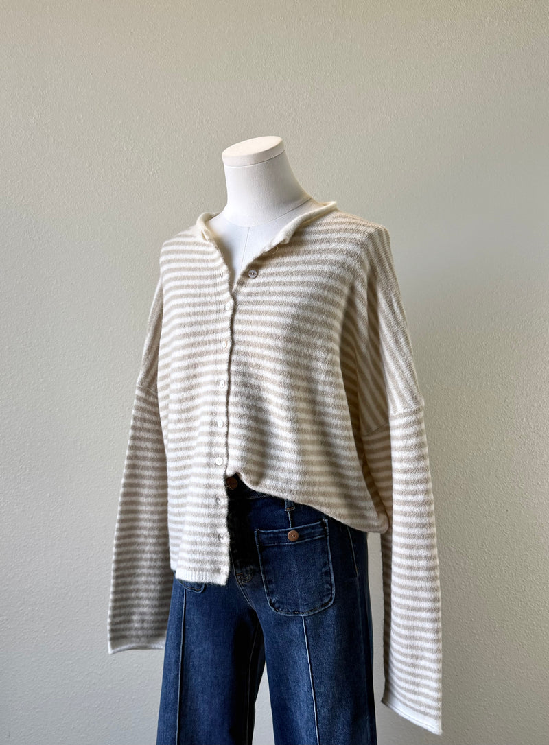 Striped Avalon Cardigan