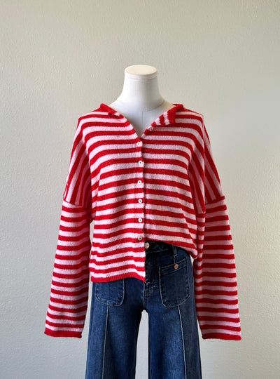 Striped Avalon Cardigan