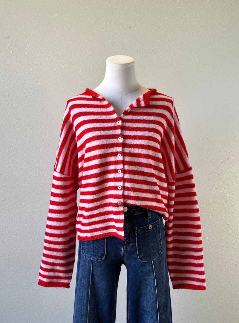 Striped Avalon Cardigan