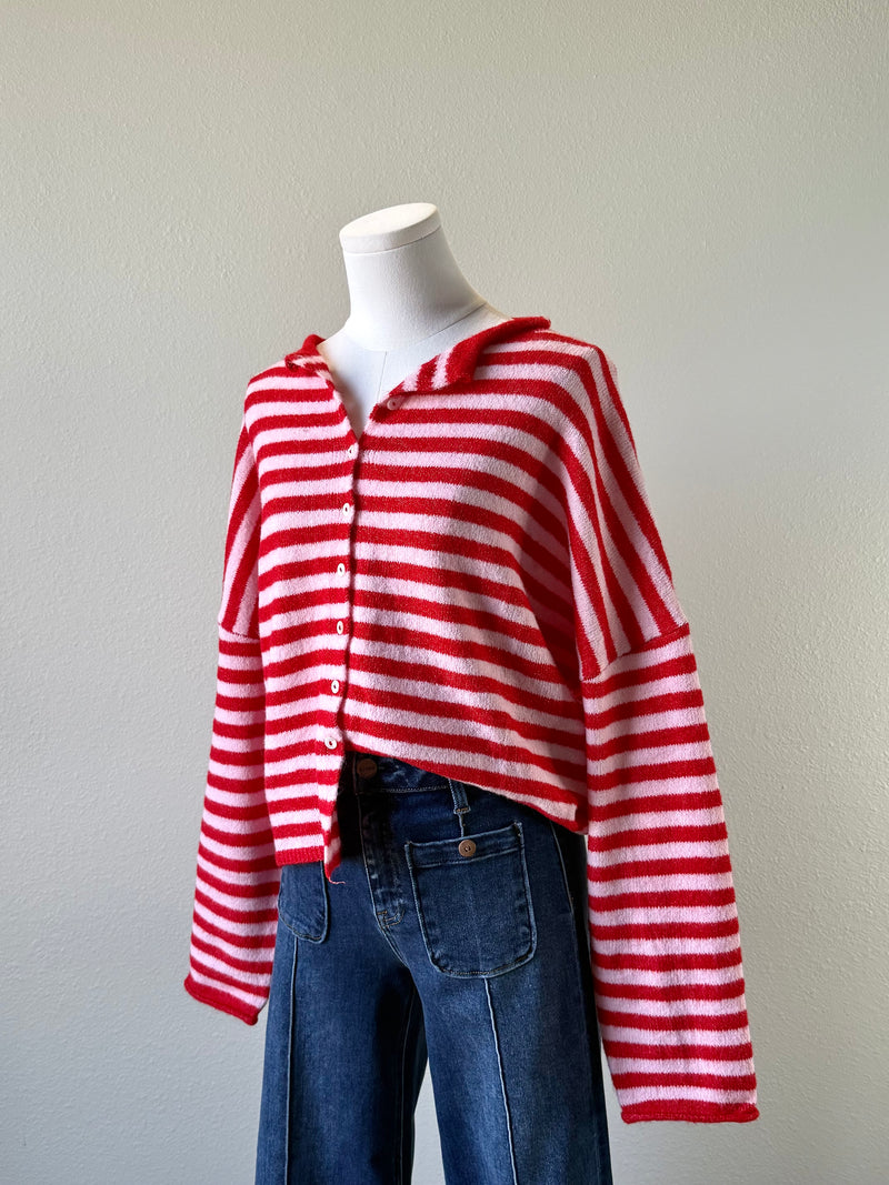 Striped Avalon Cardigan